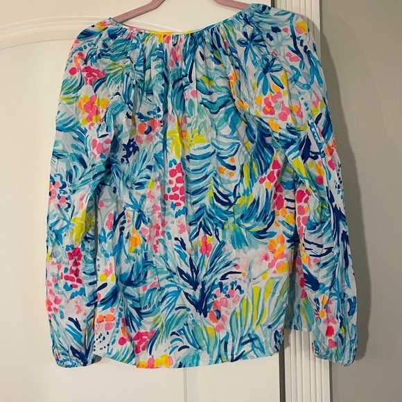 Lilly Pulitzer‎ Willa Tunic Serene Blue - Picture 4 of 4